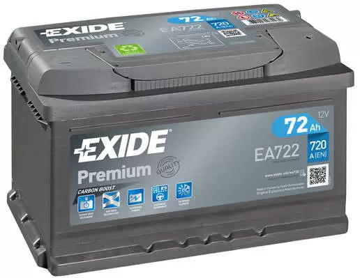Akumulator Exide Premium EA722 72Ah 720A EXIDE