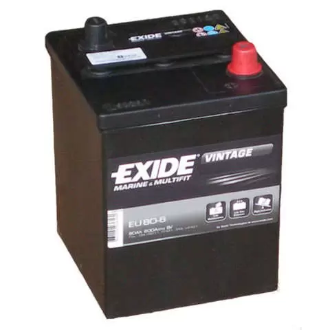 Akumulator Exide Vintage EU80-6 6V 80Ah EXIDE