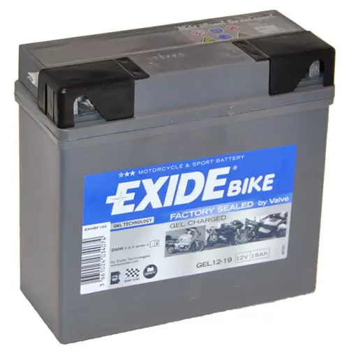 Moto akumulator EXIDE GEL G19/BMW 12V 19Ah EXIDE