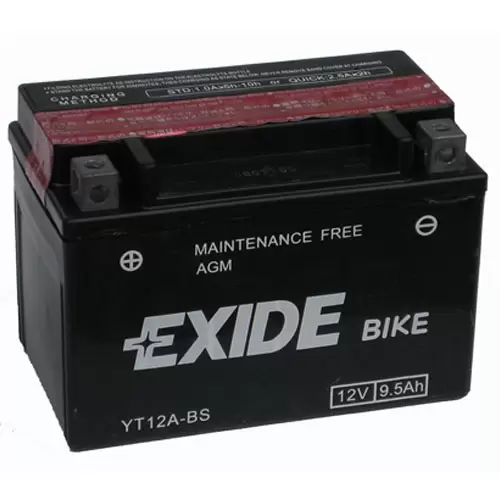 Moto akumulator EXIDE BIKE YT12A-BS 12V 10Ah EXIDE