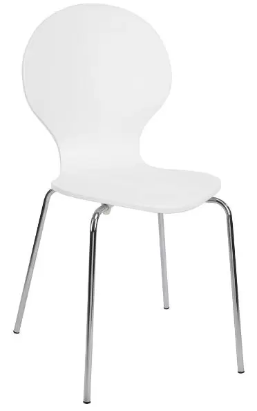 Trpezarijska stolica RUBEN hrom bela