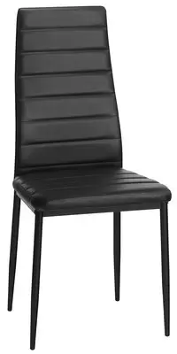 Trpezarijska stolica DAVE veštačka koža crna