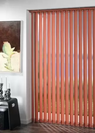 Trakasta zavesa LOA 200x250cm terakota