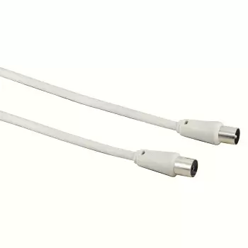 Antenski Kabl 75dB duplo izolovan (muško ženski) 5m beli Hama