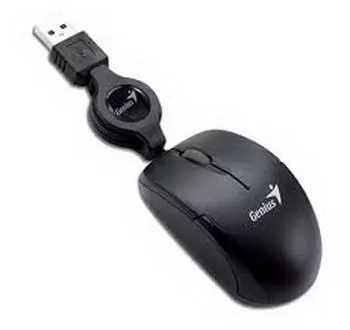 Miš Micro Traveler USB Black Genius