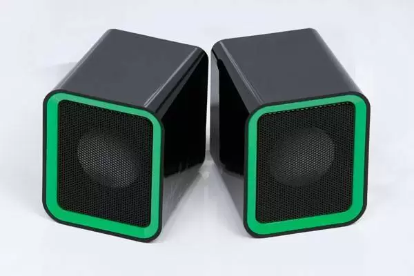 Zvučnici za računar SN-U14/BG Speaker system 2.0 6W Black/Green BLUEBERRY