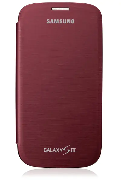 Maska sa preklopom za Galaxy S3, tamno crvena SAMSUNG 