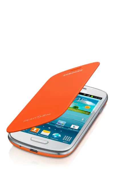 Maska sa preklopom za Galaxy S3 mini narandžasta SAMSUNG 