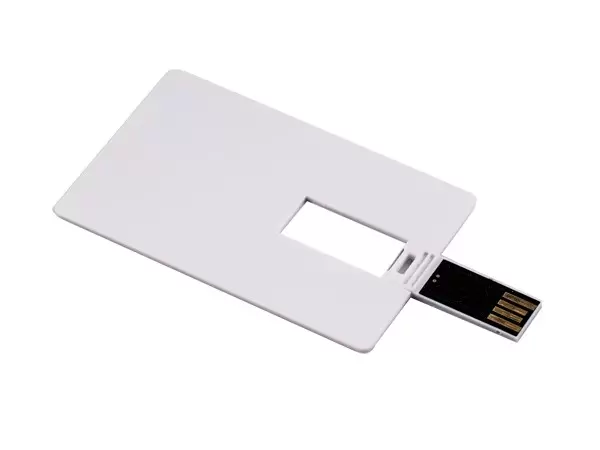 USB Card USB 4GB, white (PE bag) XWAVE