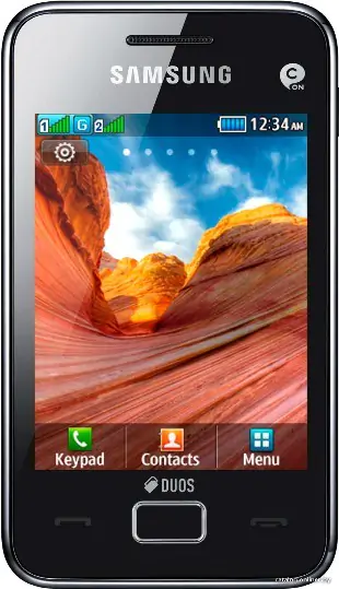 Mobilni telefon S5222 Modern Black SAMSUNG