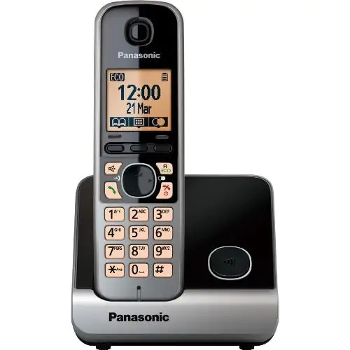 Bežični telefon DECT KX-TG6711FXB PANASONIC