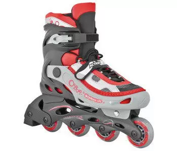 Roleri za decu 122D 31-34 crveno-sivi ACTION