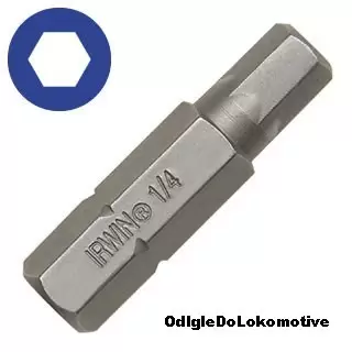 Nastavak za šrafljenje HEX 3mm 1/4 25mm (10kom) IRWIN