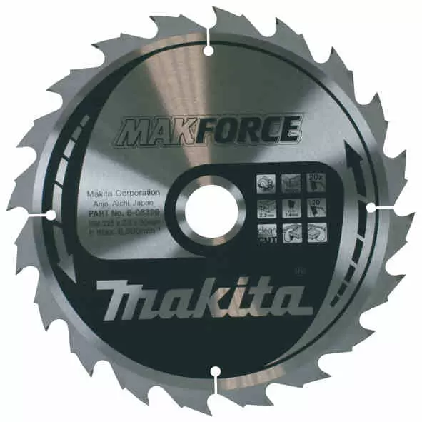 List cirkulara za drvo MakForce 170x16x30 Makita