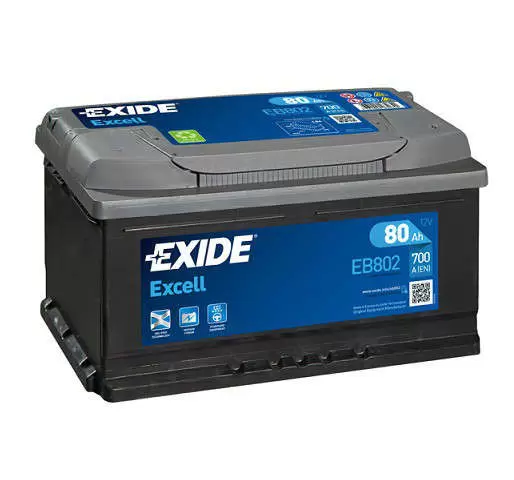 Akumulator Excell EB802 12V 80Ah EXIDE