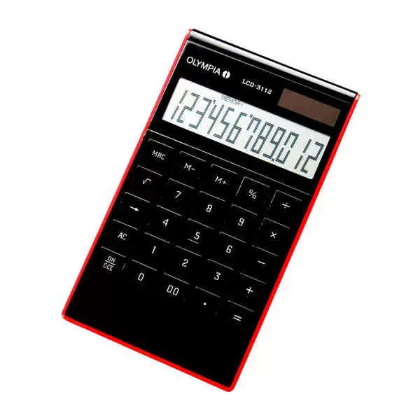 Kalkulator komercijalni 12mesta LCD-3112 crni OLYMPIA