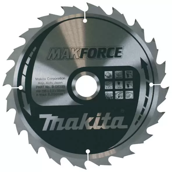 List cirkulara testera za drvo MAKFORCE 210x40zx30 B-08501 MAKITA - proizvod na akciji