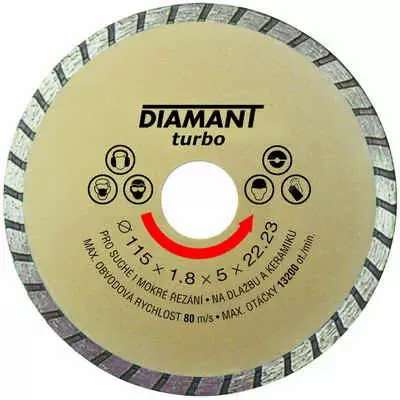 Rezna ploča dijamantska turbo 110mm LEVIOR