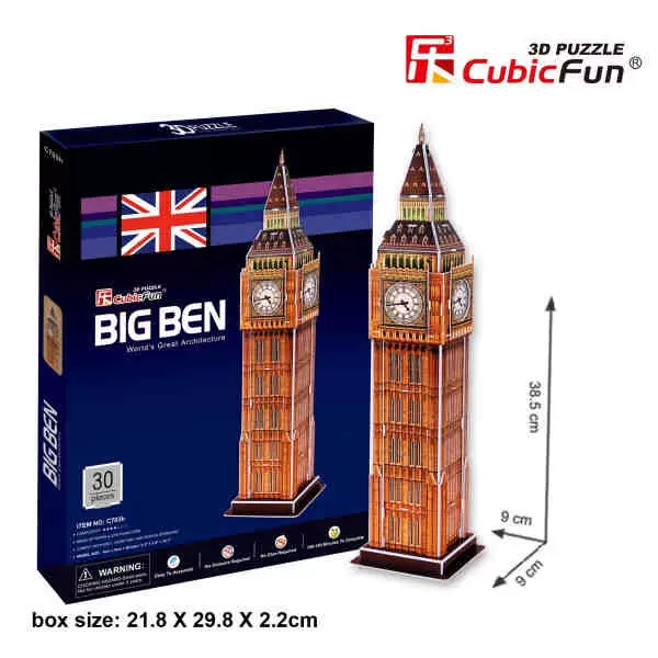 3D Puzzle Big Ben P174 CUBICFUN - proizvod na akciji