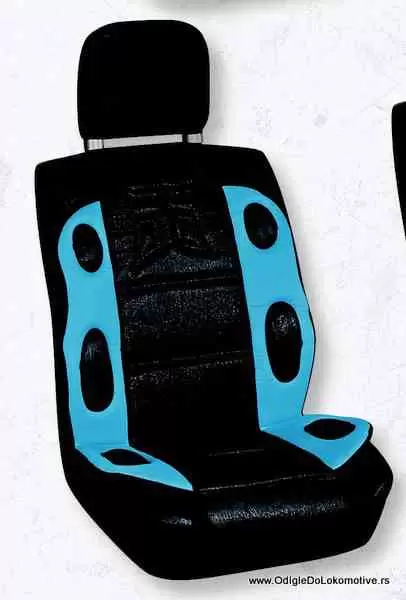 Auto presvlake-masažer par univerzalne plavo-crne N1-3