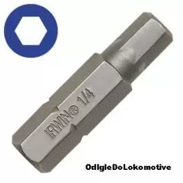 Nastavak za šrafljenje HEX 6mm 1/4 25mm (10kom) IRWIN