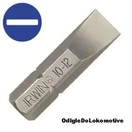 Nastavak za šrafljenje Ravni 0,8x5,5mm 1/4 25mm (10kom) IRWIN