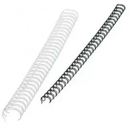 Žičane spirale comb 3:1 10mm bela 100kom FELLOWES