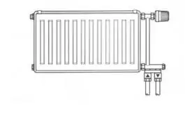 Radijator metalni 400x600mm kompakt 22K VOGEL & NOT