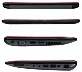 Asus eeePC 1015B-RED019S AMD Single Core C30/10, 1"/BT/WIN 7 START/Red Netbook