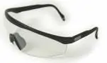 Zaštitne naočare crno staklo beli okvir OREGON