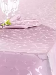 Stolnjak TIKA 140x280cm + 12 salveta - pink