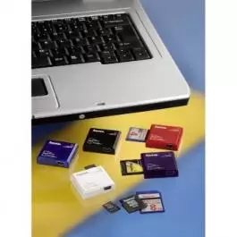 Čitač kartica SD/MicroSD plavi HAMA