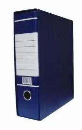 Registrator sa kutijom 8cm kartonski plavi