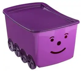 Kutija SMILEY purple sa toškićima