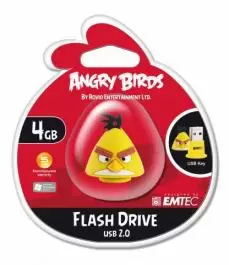 Flash USB memorija Refill 102 4GB oblik Žuta Ptica EMTEC