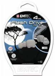 USB Flash memorija Refill M324 4GB oblik nilski konj EMTEC