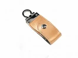 Xwave leather exclusive USB 8GB, gold, blister