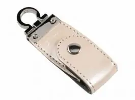 Xwave leather exclusive USB 8GB, gold, blister