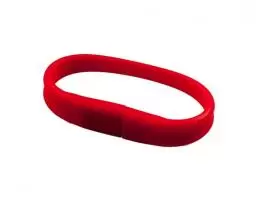 Xwave Wristband red USB 8GB, red, PE bag