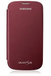 Maska sa preklopom za Galaxy S3, tamno crvena SAMSUNG 