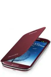 Maska sa preklopom za Galaxy S3, tamno crvena SAMSUNG 