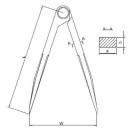 Šestar običan 300mm INSIZE