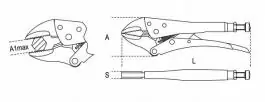 Klešta grip 1052-140mm BETA