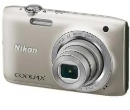 Fotoaparat Coolpix srebrni S2800 NIKON