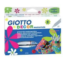 Flomaster za dekoraciju (6 boja) Giotto Decor Fila 4533 blister