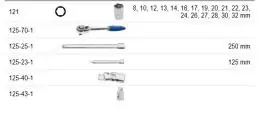 Set nasadnih ključeva 129-23-4 1/2" 23 kom Irimo