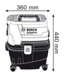 Usisivač za mokro i suvo usisavanje GAS 15 PS Professional Bosch