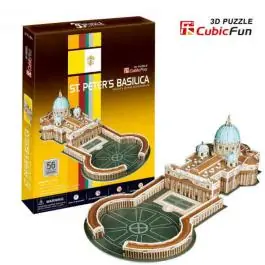 3D Puzzle Bazilika Svetog Petra u Vatikanu CUBICFUN