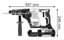Akumulatorski elektropneumatski čekić za bušenje GBH 36 VF-LI Plus Professional Bosch