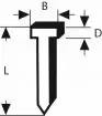 Ekseri tip 47 1.8/26mm (1000 kom.) BOSCH